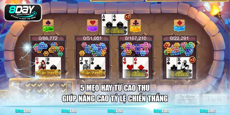 5 mẹo hay từ cao thủ giúp nâng cao tỷ lệ chiến thắng