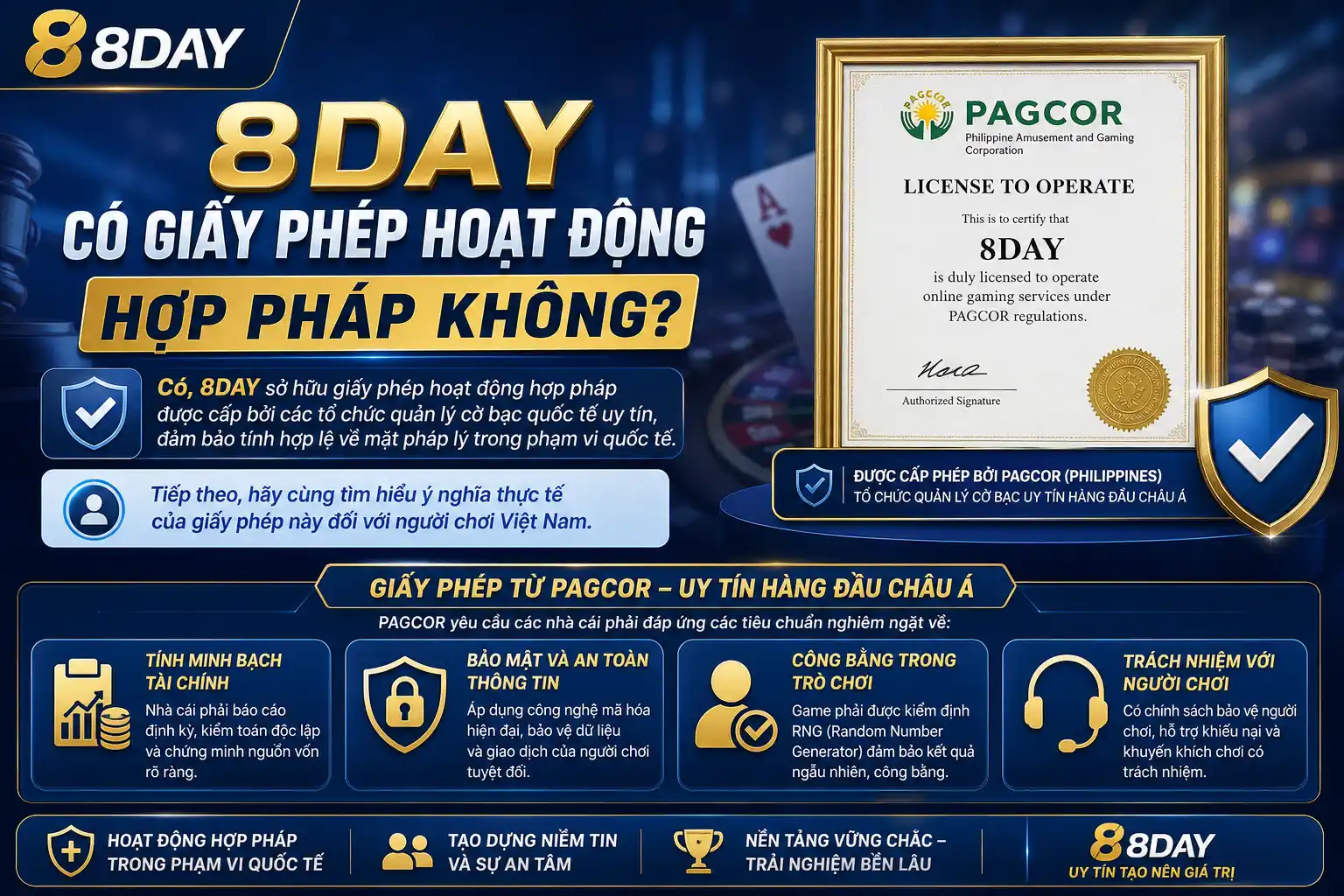 8DAY Có Giấy Phép Hoạt Động Hợp Pháp Không?